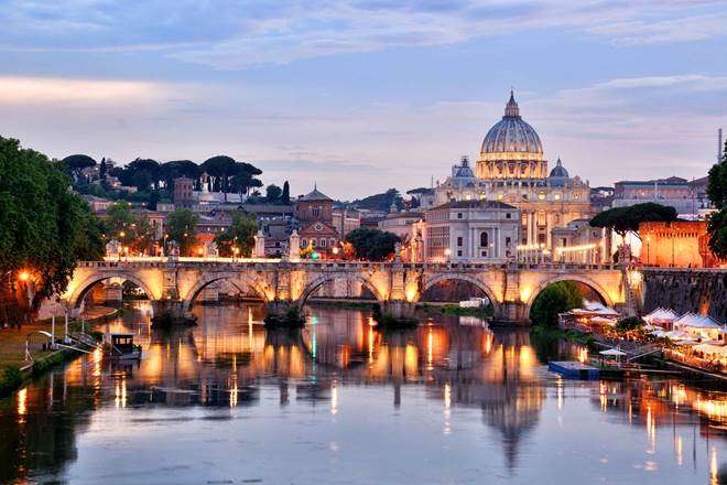 italy-rome-sunset